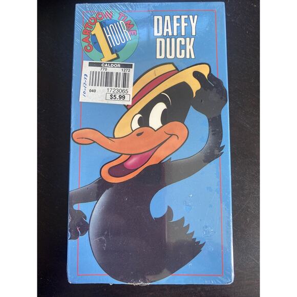VHS Daffy Duck Cartoon Time 1 Hour Star Classics W1104 (VHS, 1989) Brand New - Picture 1 of 8